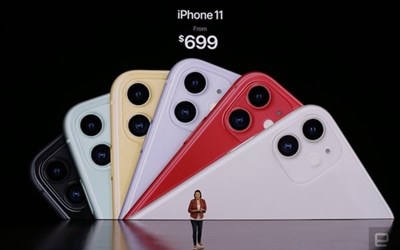 Bộ ba iPhone 11 trình làng với giá 699 USD