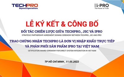Lễ ký kết và công bố hợp tác chiến lược giữa TECHPRO & i-Pro