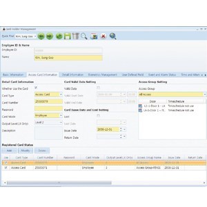 IDTECK STANDARD LIGHT - Phần mềm quản lý kiểm soát ra vào bản miễn phí