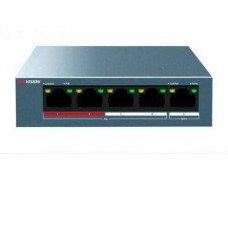 Switch PoE 4 cổng (1 cổng Uplink) Hikvision DS-3E0105P-E/M(B)